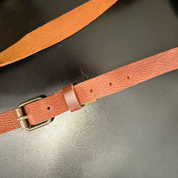 Brown Leather and Cowhide Women's Crossbody Bag - Picture 4 of 4